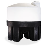 Cone Bottom Plastic Tank with molded stand